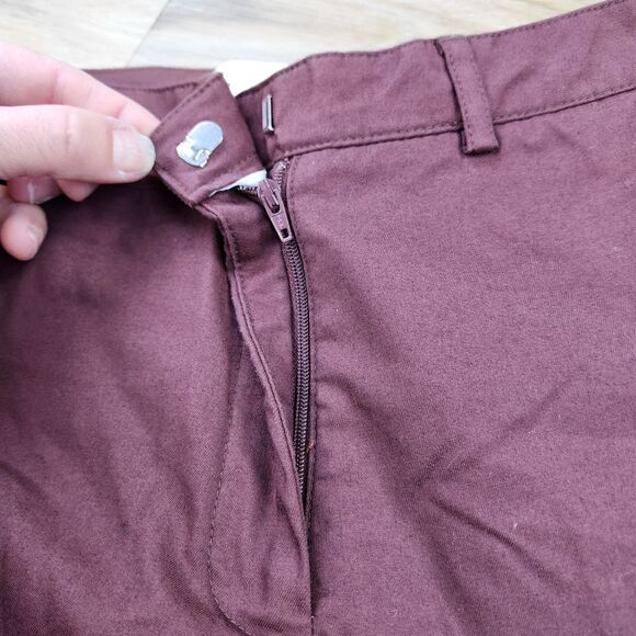 🔹️Nike Golf Burgundy Dri-Fit Pants Size 8 - Picture 4 of 11